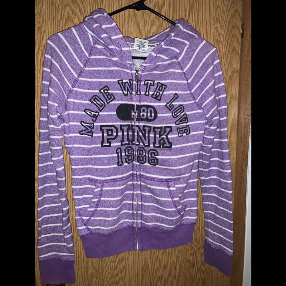 Victoria’s Secret pink zip up hoodie